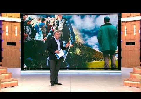 Алексей Журавлёв в программе "Время покажет". Россия и проблема беженцев в Европе (Первый канал, 09.02.2016)