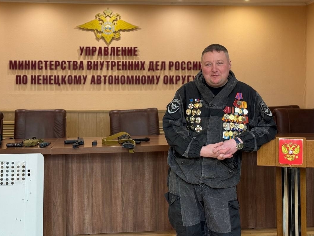 Соратник "РОДИНЫ" и ветеран боевых действий Андрей Мясников провел "Урок мужества"