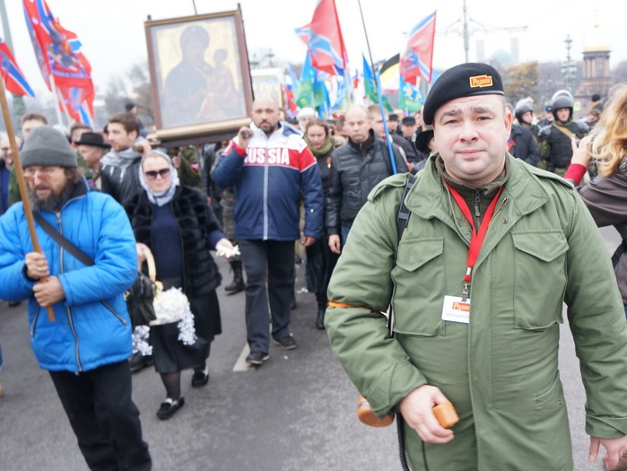Соратники приняли участие в Патриотическом марше в Петербурге