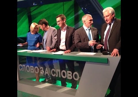 Журавлев и Коротченко в программе "Слово за слово" на телеканале "Мир", 21.09.2016