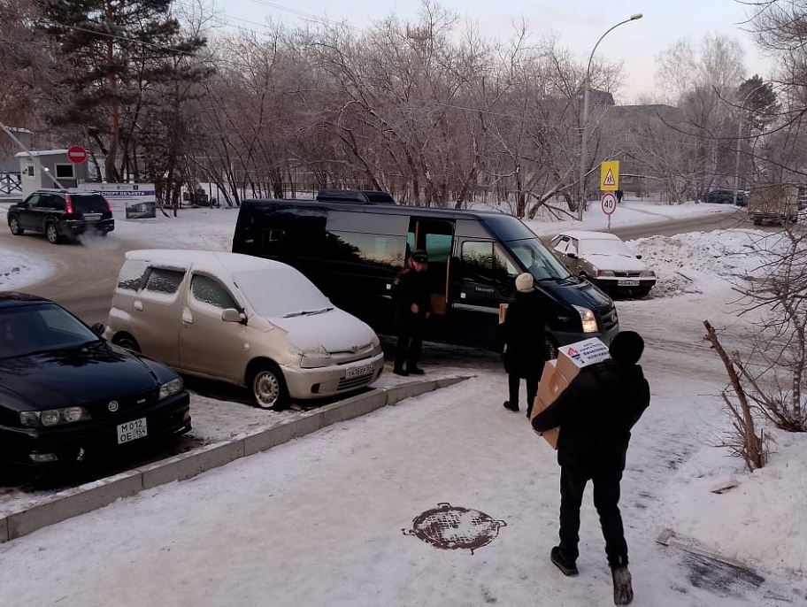 Гумпомощь, которую собрали в Клубе избирателей Вячеслава Илюхина, передана для воинов 39-й гвардейской дивизии