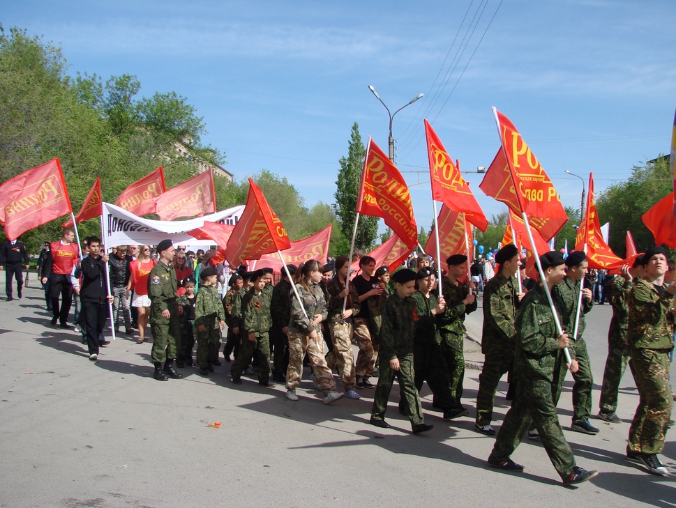 Волжская "РОДИНА" в День Победы поддержала украинских собратьев