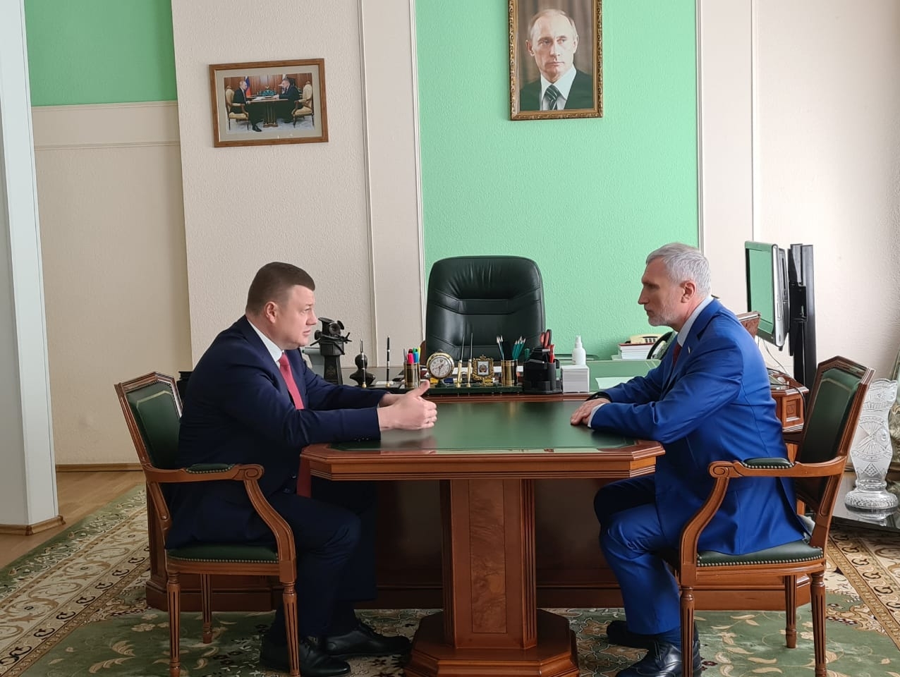 Алексей Журавлев встретился с губернатором Тамбовской области Александром Никитиным