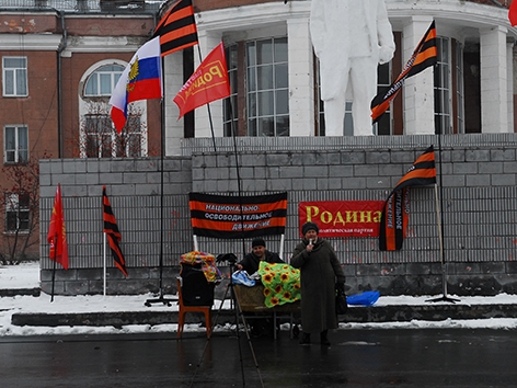 Соратники провели 4 ноября митинг в Еманжелинске