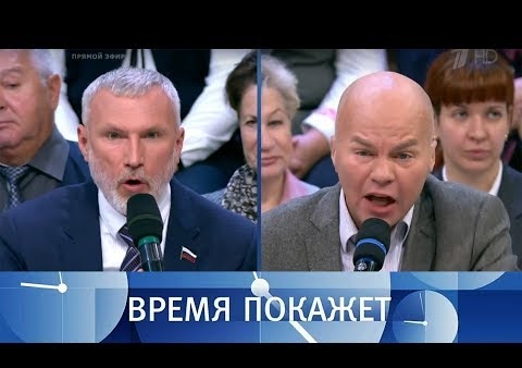 Алексей Журавлев в программе "Время покажет". Судьба моряков "Норда" (Первый канал, 31.10.2018)