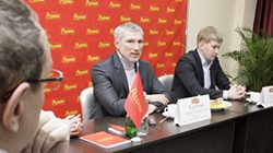 Родинцы Воронежа встретились с Алексеем Журавлёвым