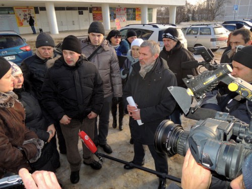 "Миграционный спецназ" Алексея Журавлева, город Лосино-Петровск, 05.12.2012