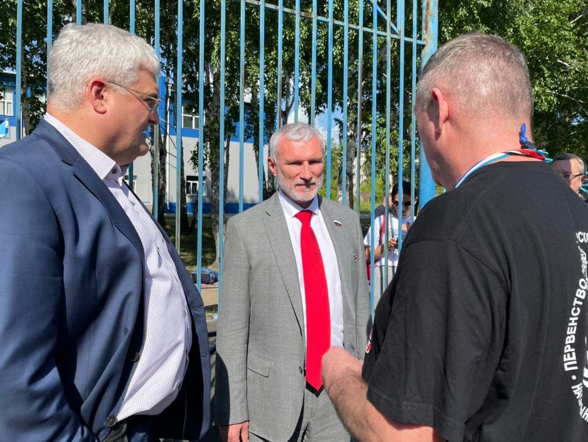 Алексей Журавлев посетил открытую тренировку по боксу