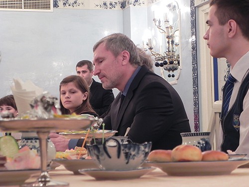 Алексей Журавлёв встретился с воронежскими школьниками, 7 ноября 2013 г.