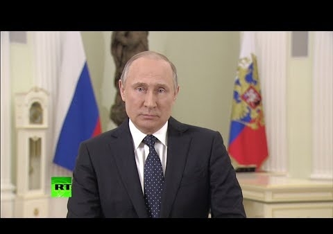 Владимир Путин обратился к россиянам перед выборами (RT на русском, 15.03.2018)
