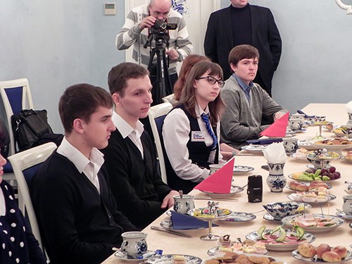 Алексей Журавлёв встретился с воронежскими школьниками, 7 ноября 2013 г.