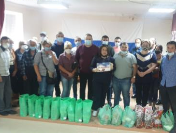 В городе Ессентуки "РОДИНА" продолжает оказывать гуманитарную помощь наиболее нуждающимся гражданам