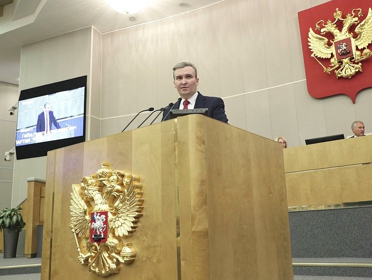 Никита Габов выступил на "Правительственном часе" заседания Госдумы