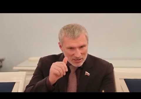 Алексей Журавлёв принимает в Госдуме детей Донбасса, 09.02.2015