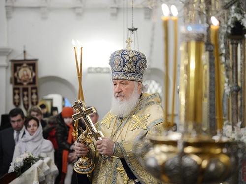 Патриарх Кирилл наградил Дмитрия Рогозина, 22 декабря 2013 г.