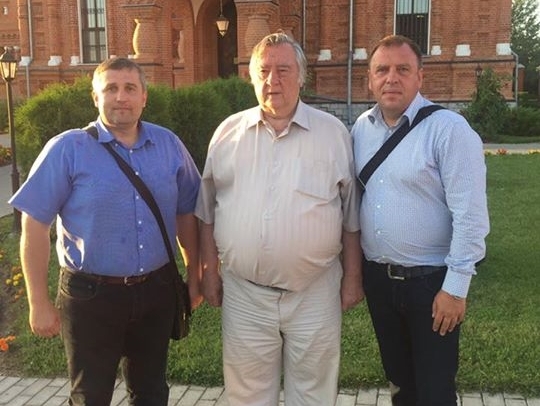 Лидер Истринского отделения "РОДИНЫ" Александр Казаков поблагодарил Проханова и Рылеева за визит 
