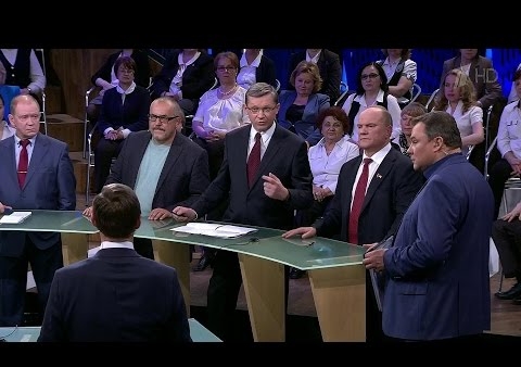 Коротченко, Ремизов и Абзалов в программе "Политика" (Первый канал, 14.04.2016)