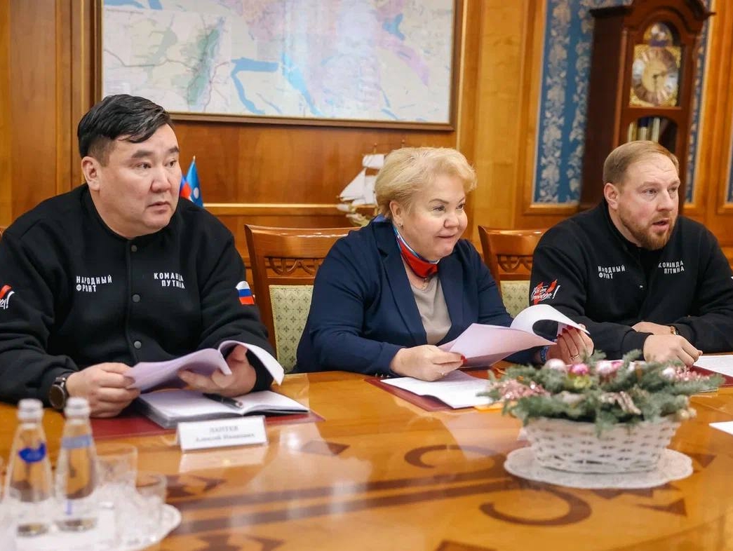 Алексей Лаптев встретился с главой Якутии в рамках его совещания с зампредами ОНФ