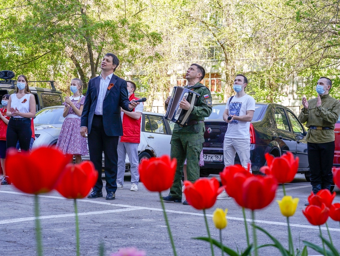 Самарские соратники приняли участие в проведении 9 мая выездных мини-концертов для ветеранов