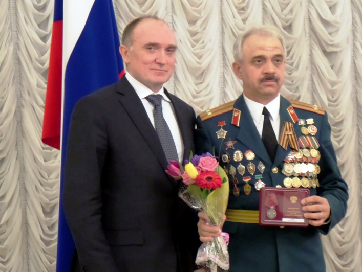Фёдор Юрин награжден медалью ордена "За заслуги перед Отечеством" II степени