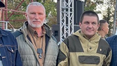 Алексей Журавлев поздравил с днем рождения командира бригады "Пятнашка" Ахру Авидзбу