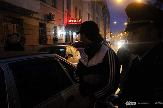 Активисты "РОДИНЫ" провели рейд по борьбе с "шахид-такси", 23 сентября 2013 г.