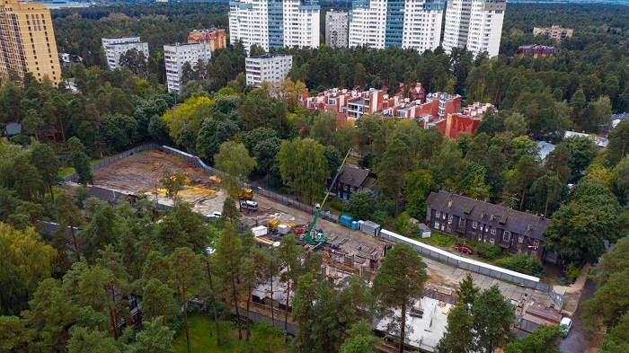 Место строительства новых домов