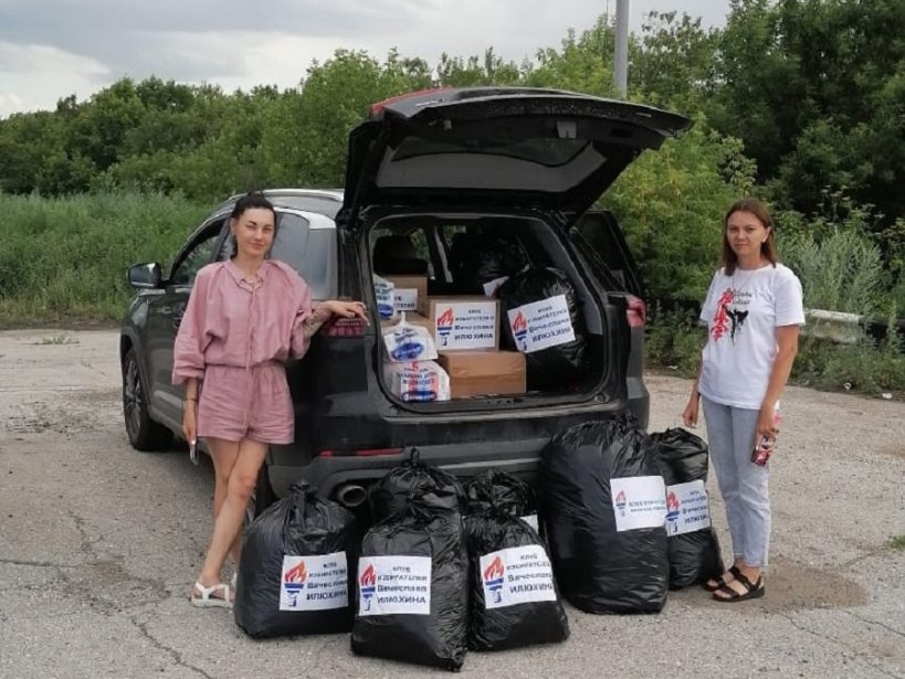 Десантники получили гуманитарную помощь от наших новосибирских соратников