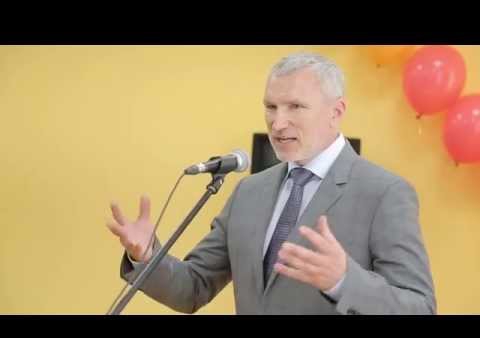 Алексей Журавлев на открытии детсада "Капитошка" в Тирасполе, 01.06.2015