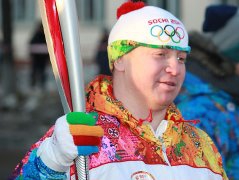 Председатель РО "РОДИНЫ" в Марий Эл стал факелоносцем Эстафеты Олимпийского огня