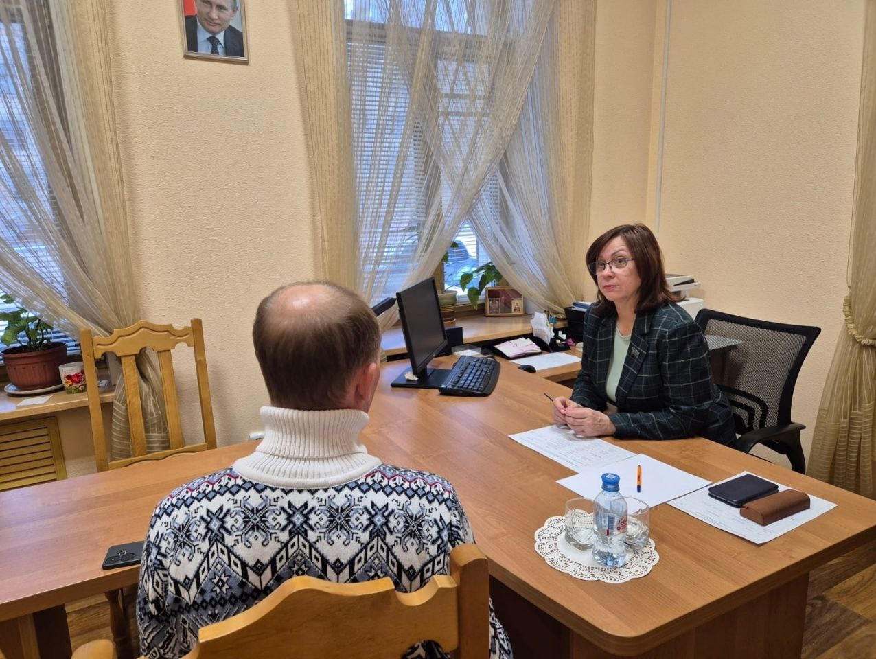 Елена Леонова провела первый в 2025 году прием граждан