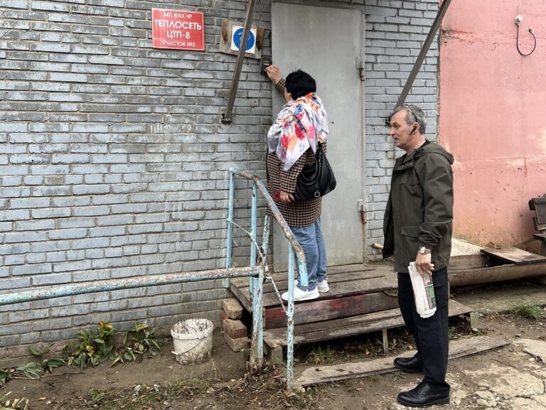Павел Хлюпин с инспекцией посетил центральный тепловой пункт