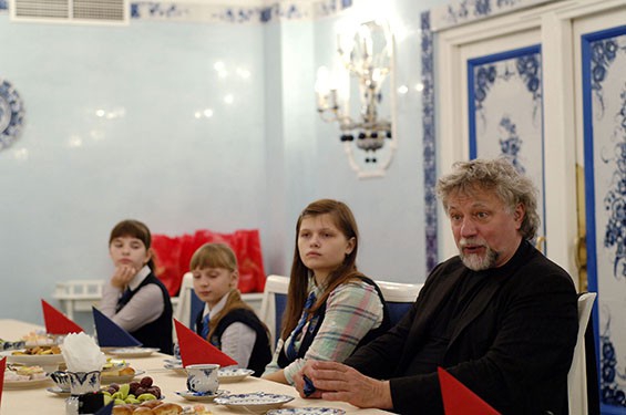 Алексей Журавлёв встретился с воронежскими школьниками, 7 ноября 2013 г.