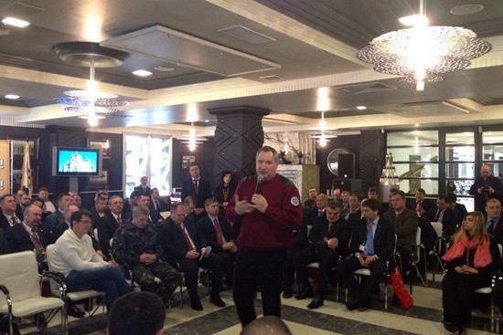 День Патриотов. Встреча с Дмитрия Рогозина с активом партии "РОДИНА", 23.02.2013