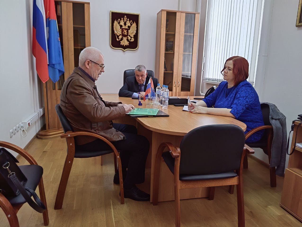 Руководитель фракции "РОДИНА" в Тамбовской облдуме Дмитрий Горенков провел прием граждан