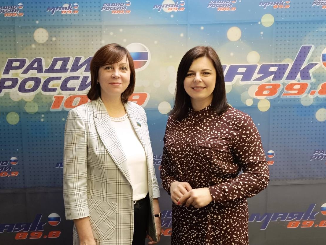 Председатель Тамбовской гордумы Елена Леонова стала гостем "Радио России – Тамбов"