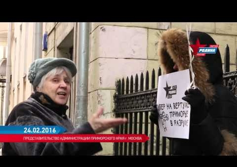 "РОДИНА" провела акцию "Миклушевский, хватит летать, пора садиться!", 24.02.2016