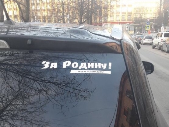Соратники партии "РОДИНА" в Ленобласти провели акцию "За Родину!"