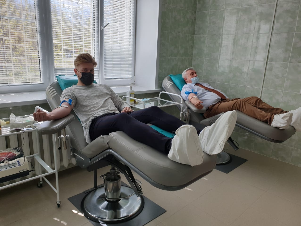 Соратники Воронежской "РОДИНЫ" сдали кровь