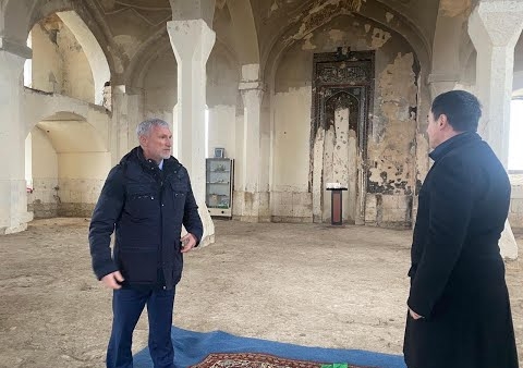 Алексей Журавлев посетил разрушенный азербайджанский город Агдам, 18.02.2021