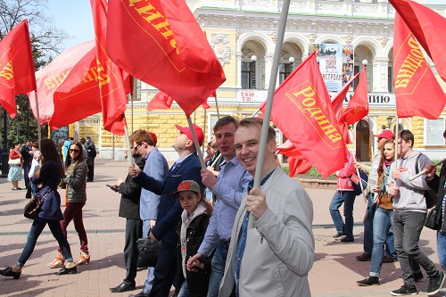 День весны и труда активисты нижегородской "РОДИНЫ" отпраздновали демонстрацией