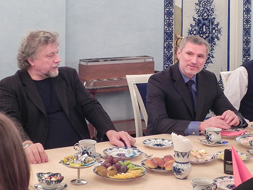 Алексей Журавлёв встретился с воронежскими школьниками, 7 ноября 2013 г.