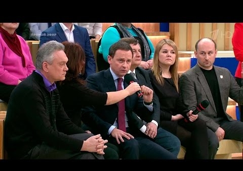 Алексей Журавлёв в программе "Время покажет". Информационная война между Украиной и Россией (Первый канал, 26.02.2016)