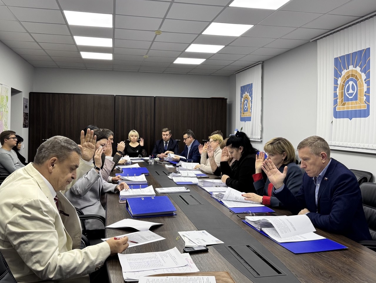 В Щербинке прошло внеочередное заседание Совета депутатов при участии Евгения Галанцева