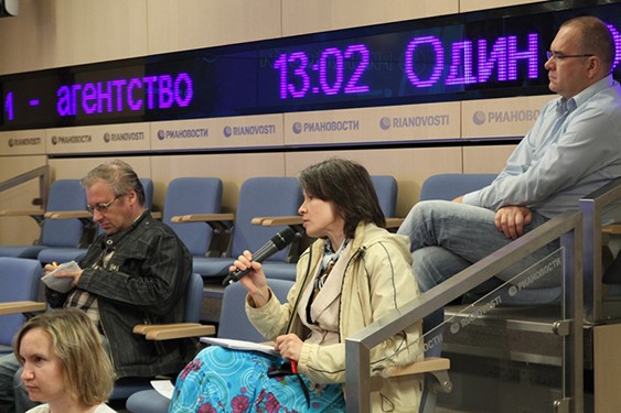 Пресс-конференция Алексея Журавлёва в РИА "Новости", 19 июня 2013 года