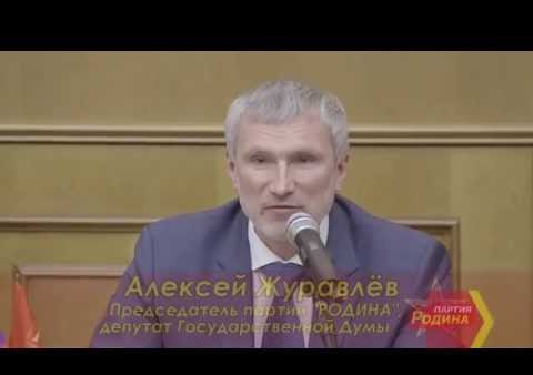 Речь Алексея Журавлёва на Политсовете партии "РОДИНА", 20.02.2015