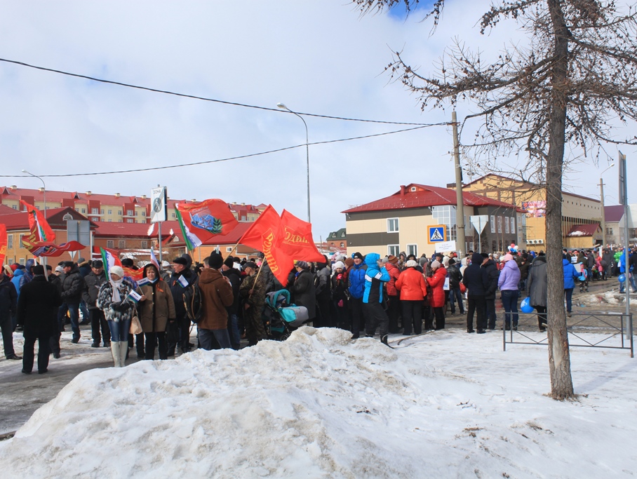 Колонна "РОДИНЫ" в Нарьян-Маре стала самой многочисленной на 1 Мая
