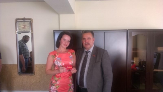 Красноярские партийцы приняли в свои ряды новых членов