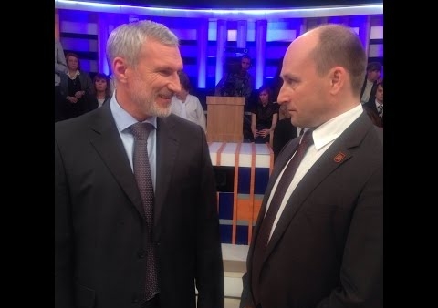 Журавлев и Стариков приняли участие в программе "Время покажет" на "Первом", 13.09.2016