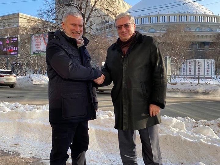 Алексей Журавлев прибыл с рабочим визитом в Новосибирск
